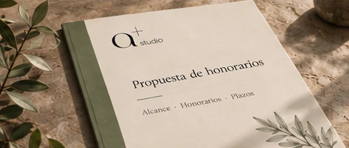 Propuesta de honorarios del estudio